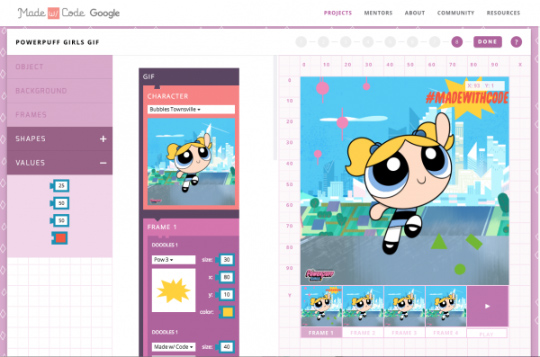 谷歌與卡通頻道合作：讓兒童用卡通人物學習編程