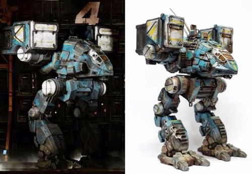 資深游戲迷用3D打印制作出機(jī)甲戰(zhàn)士角色模型