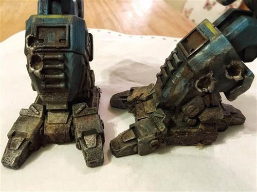 資深游戲迷用3D打印制作出機(jī)甲戰(zhàn)士角色模型