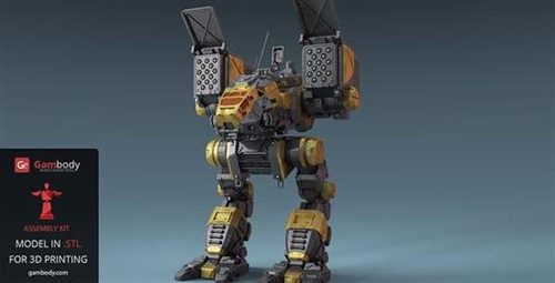 資深游戲迷用3D打印制作出機(jī)甲戰(zhàn)士角色模型