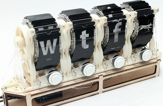 翻牌式顯示器：一款3D打印的老情懷