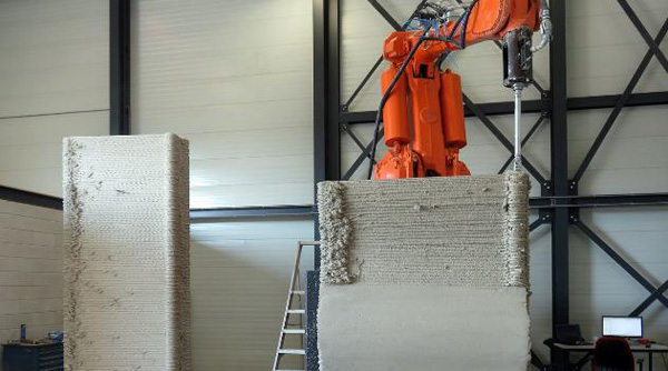 荷蘭企業(yè)成功3D打印堅(jiān)固水泥框架結(jié)構(gòu)