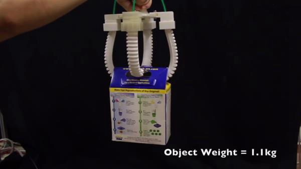新加坡團(tuán)隊用消費級3D打印機(jī)打印軟機(jī)器人