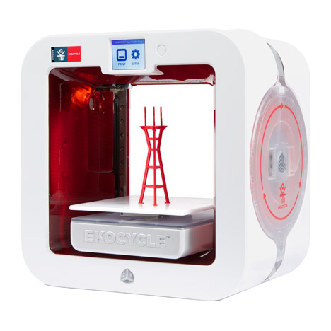 音樂(lè)可樂(lè)和3D打印融合：炫酷EKOCYCLE CUBE 3D打印機(jī)