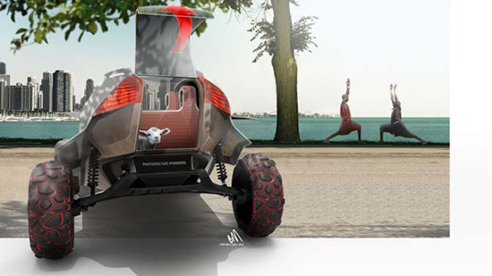 寶馬3D打印既酷又環(huán)保的未來概念車