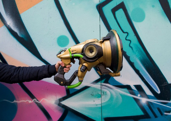 3D打印守望先鋒英雄Lúcio的音波放大槍