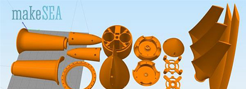 瑞士創(chuàng)客用3D打印打造有趣的風力寫字機