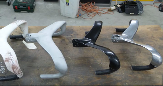 法國自行車運動員在里約奧運會使用3D打印車把