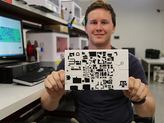 工程專(zhuān)業(yè)學(xué)生為視障人士3D打印觸覺(jué)地圖