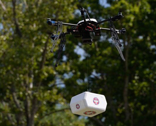 Flirtey用3D打印無人機(jī)進(jìn)行首次從船到岸運(yùn)輸測(cè)試