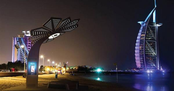 迪拜政府3D打印智能棕櫚樹為市民免費(fèi)服務(wù)