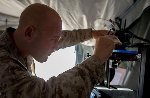 美海軍陸戰(zhàn)隊(duì)采用invent3D打印機(jī)打印軍用零部件