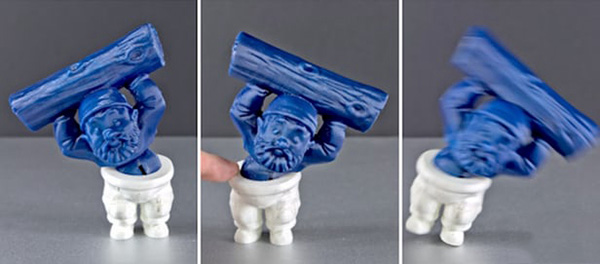 迪斯尼研發(fā)出讓任何形狀3D打印對(duì)象保持平衡方法