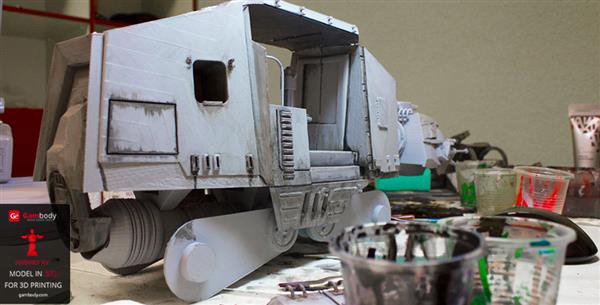 Gambody發(fā)布40厘米長的3D打印星球大戰(zhàn)帝國步行機(jī)
