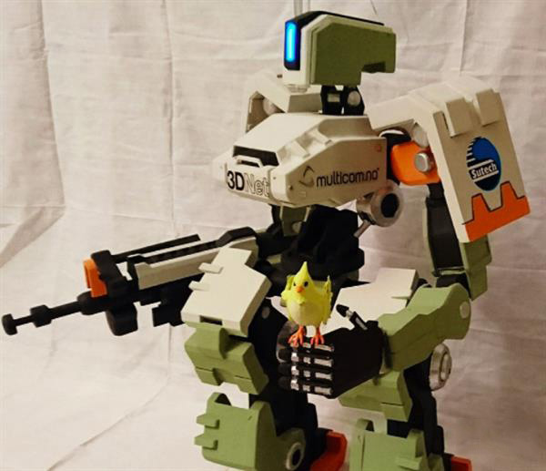 《守望先鋒》迷會(huì)喜歡的3D打印“Bastion”PC機(jī)