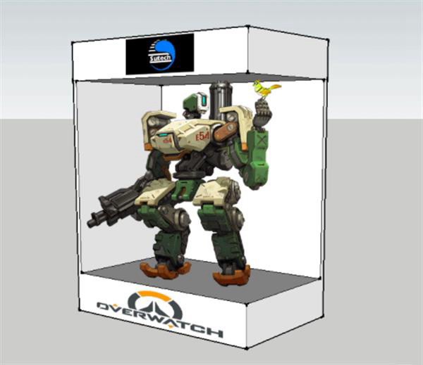 《守望先鋒》迷會(huì)喜歡的3D打印“Bastion”PC機(jī)