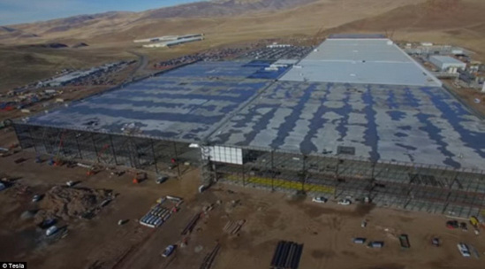 無人機曝光特斯拉超級工廠 預計2020年完工