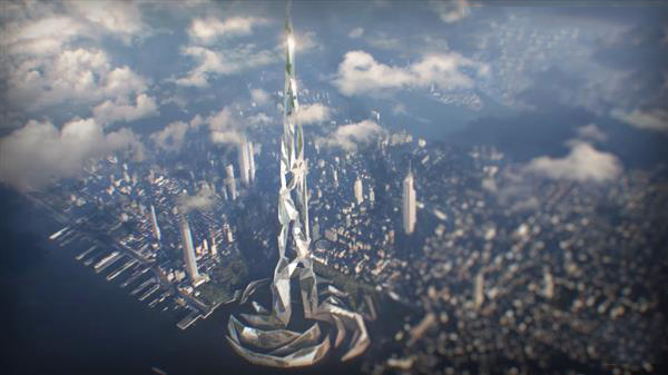 這個(gè)5千米高的3D打印自潔摩天大樓可能是建筑的未來