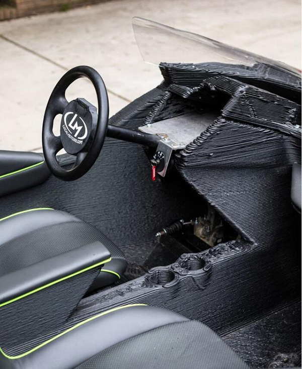 世界上第一輛用3D打印的汽車是什么樣？