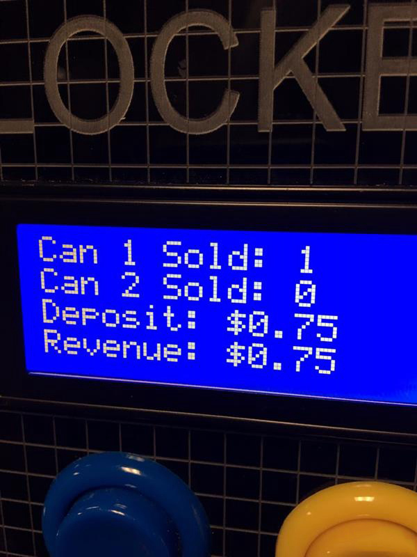 17歲美國創(chuàng)客3D打印自動(dòng)售貨機(jī)Soda Locker，可放入學(xué)校儲(chǔ)物柜