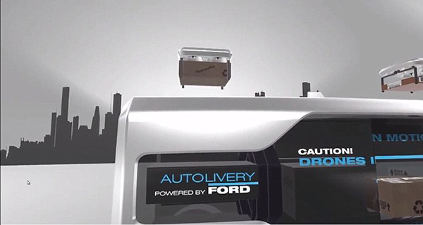 福特推“物流自動(dòng)化計(jì)劃” 無人機(jī)+自駕車運(yùn)送快遞