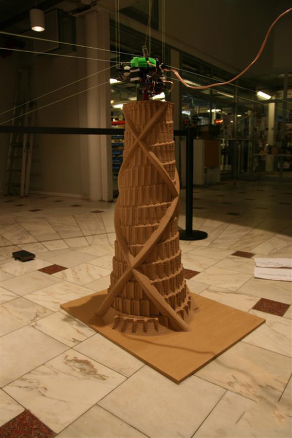 無(wú)框架的Hangprinter將整個(gè)房間變成一臺(tái)3D打印機(jī)