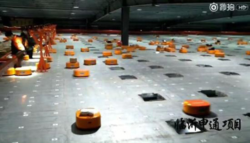 申通快遞分揀機(jī)器人效率驚人：70%人工下崗