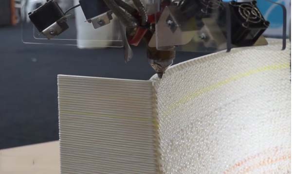 為慶祝倫敦建筑節(jié)，WASP 3D打印一個(gè)動(dòng)感十足的墻體結(jié)構(gòu)