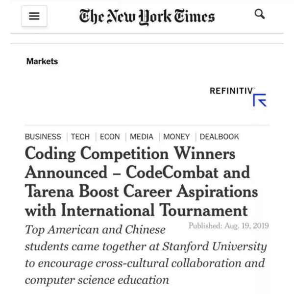 權(quán)威外媒報道│童程童美榮登紐約時報、華爾街日報！